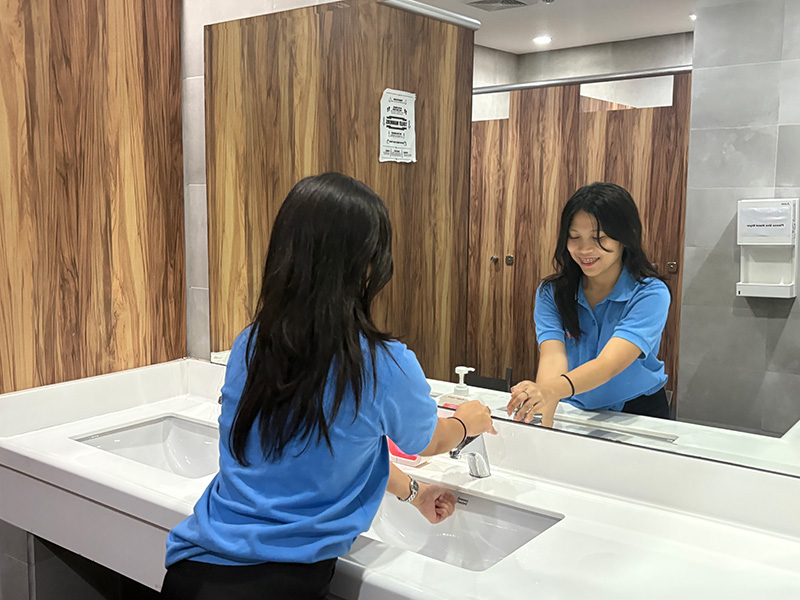 清潔なお手洗い